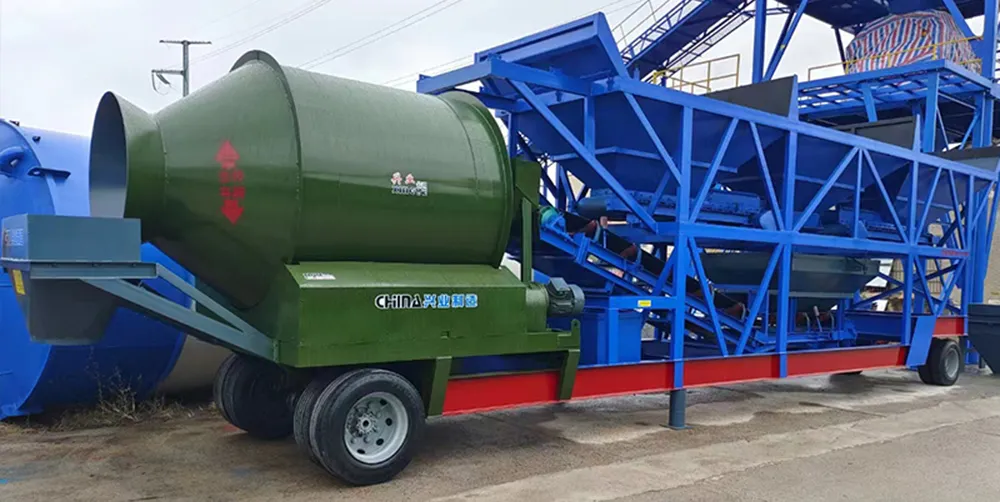 Mobile Concrete Mixing Batching Plant