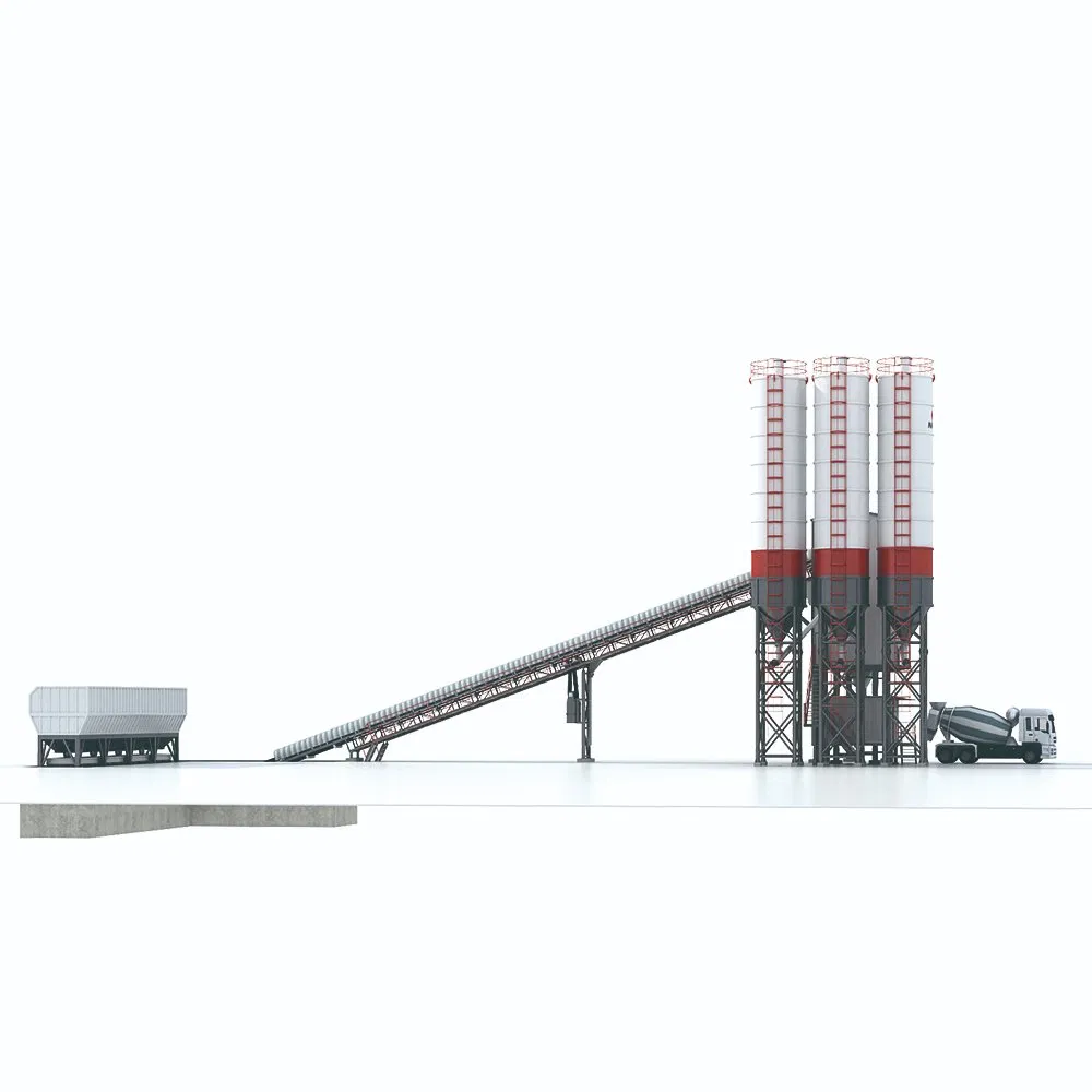 High Capacity Electric Concrete Batching Plant Price for Manufacturing Plants