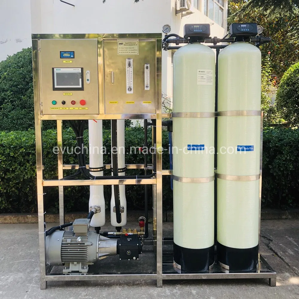 Reverse Osmosis RO System Seawaters Sea Water Desalination Brackish Well Borehole Underground Water Purification/Filtration Plant for Concrete Water Supply