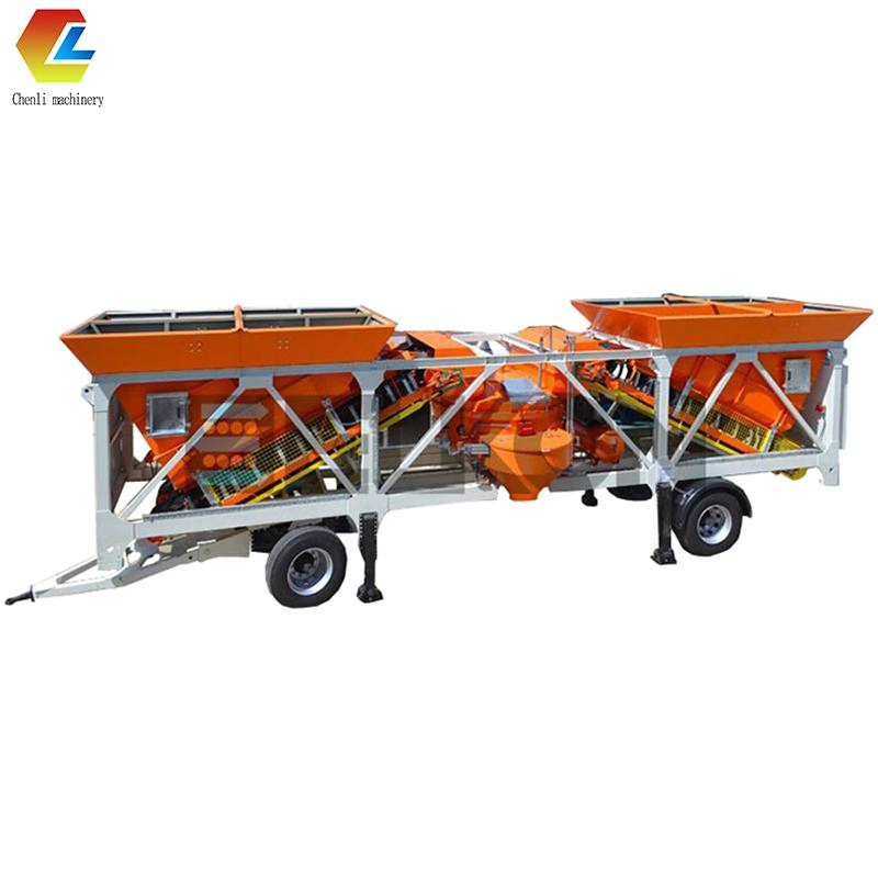 Rmc Concrete Mixing Plant in Nepal Mobile Concrete Batching Plant