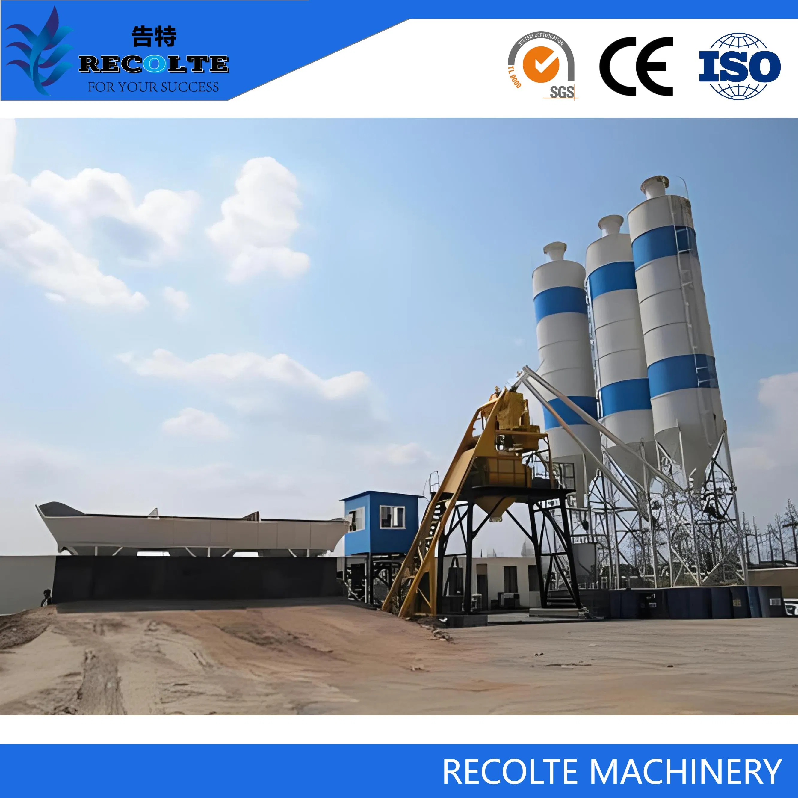 Eco-Friendly /Hzs 100 M3/H Your Trusted Partner for Concrete Mixing Plant Concrete Batching Plant