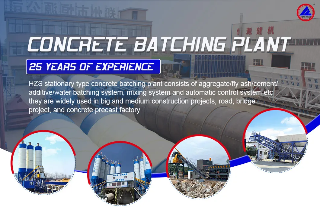 Stationary Concrete Mixer Plant