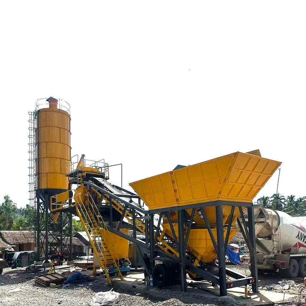 Modular Yhzs90 Concrete Batching Plant, Integrated Design for Various Terrains