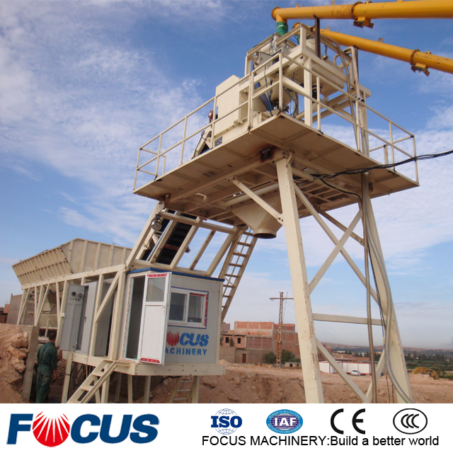 Full Automatic Movable &amp; Portable Mobile Mix Cement Plant Ready Mixed Station Concrete Batching/Mixing Plant Factory Price