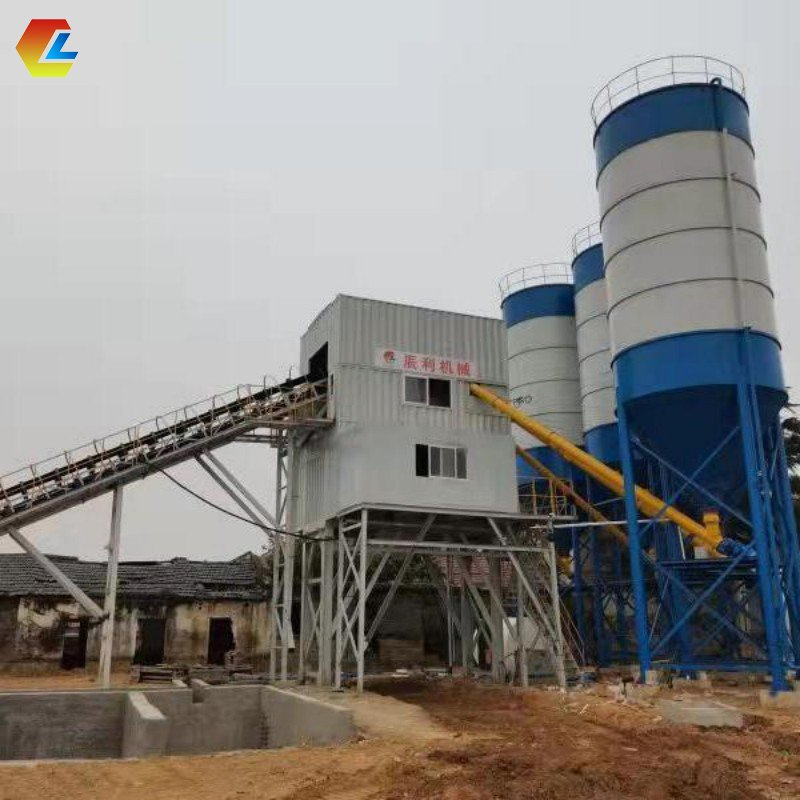 Hzs75 Concrete Mixer Manufacturing Plant Portable Concrete Batch Plants for Sale