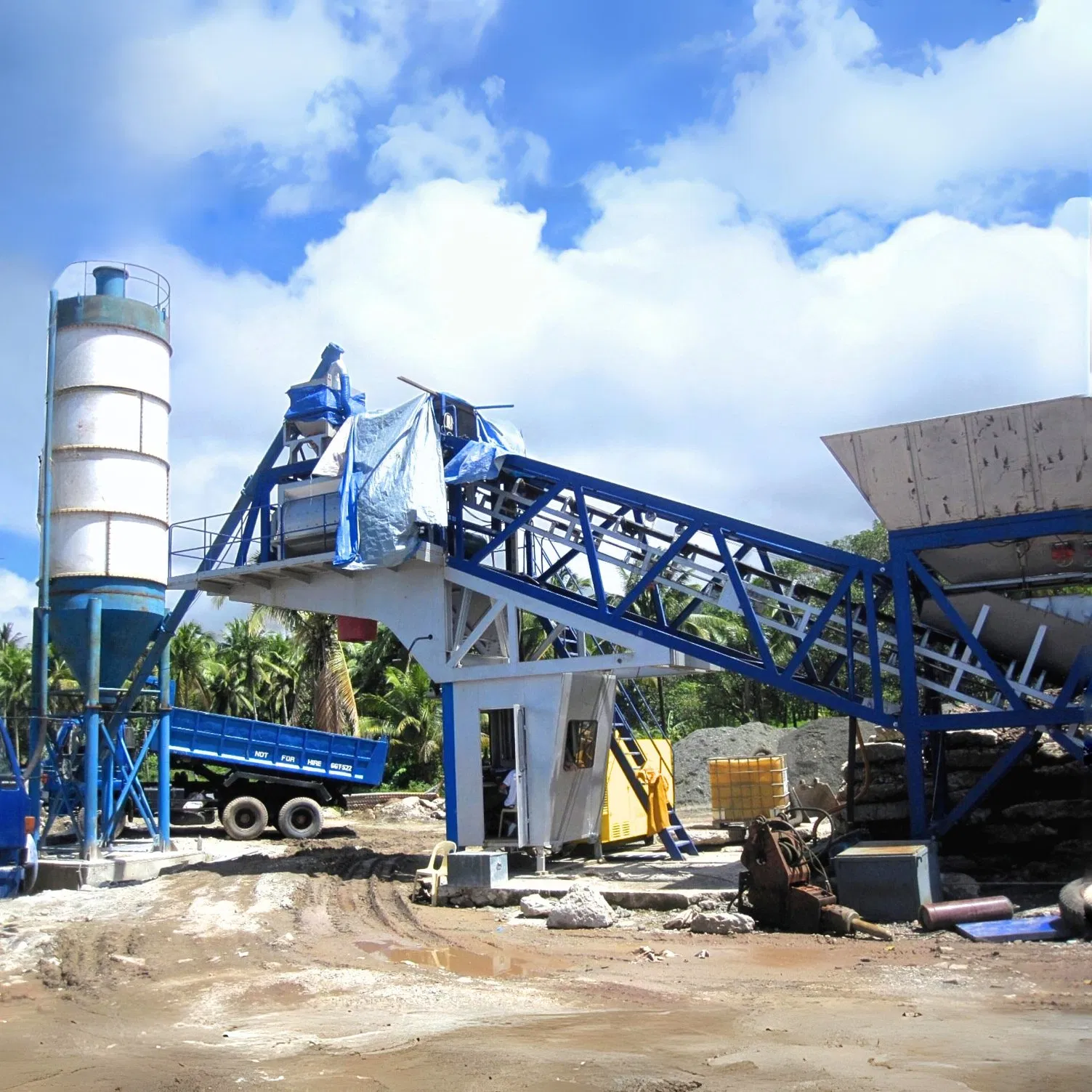 Standard Concrete Batching Plant Continuous Mixing Plants