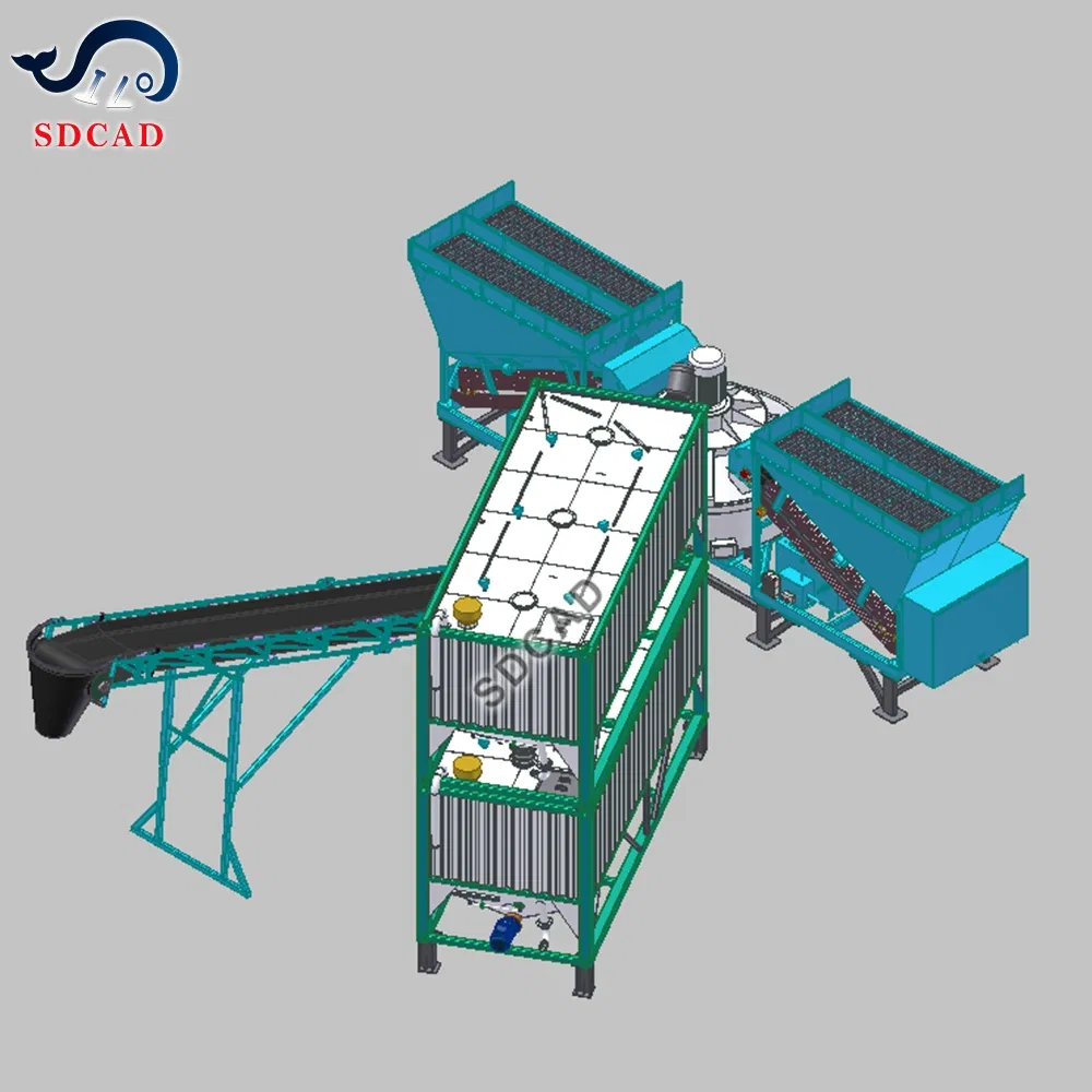 Yhzs50 50m3/H Planetary Mixer Semi Mobile Concrete Batching Plant