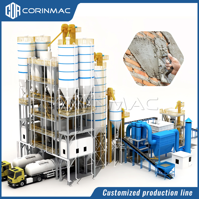 Advanced Eco-Friendly Batching Plant for Sustainable Mortar Production