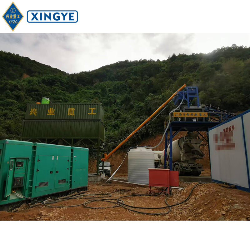 Effortless Setup 90 Hzs Concrete Mixing Plant with Integrated Cement Silo