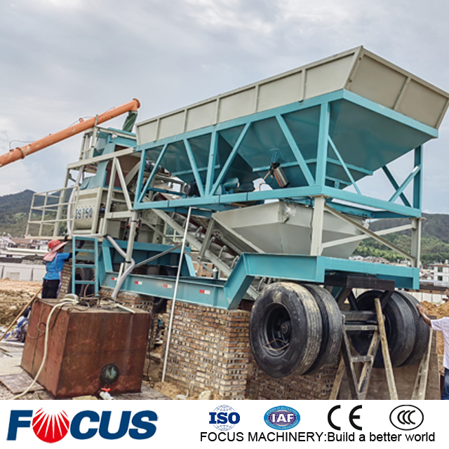 35m3/H Compact Mini Concrete Batching Plant for Small-Scale Contractors
