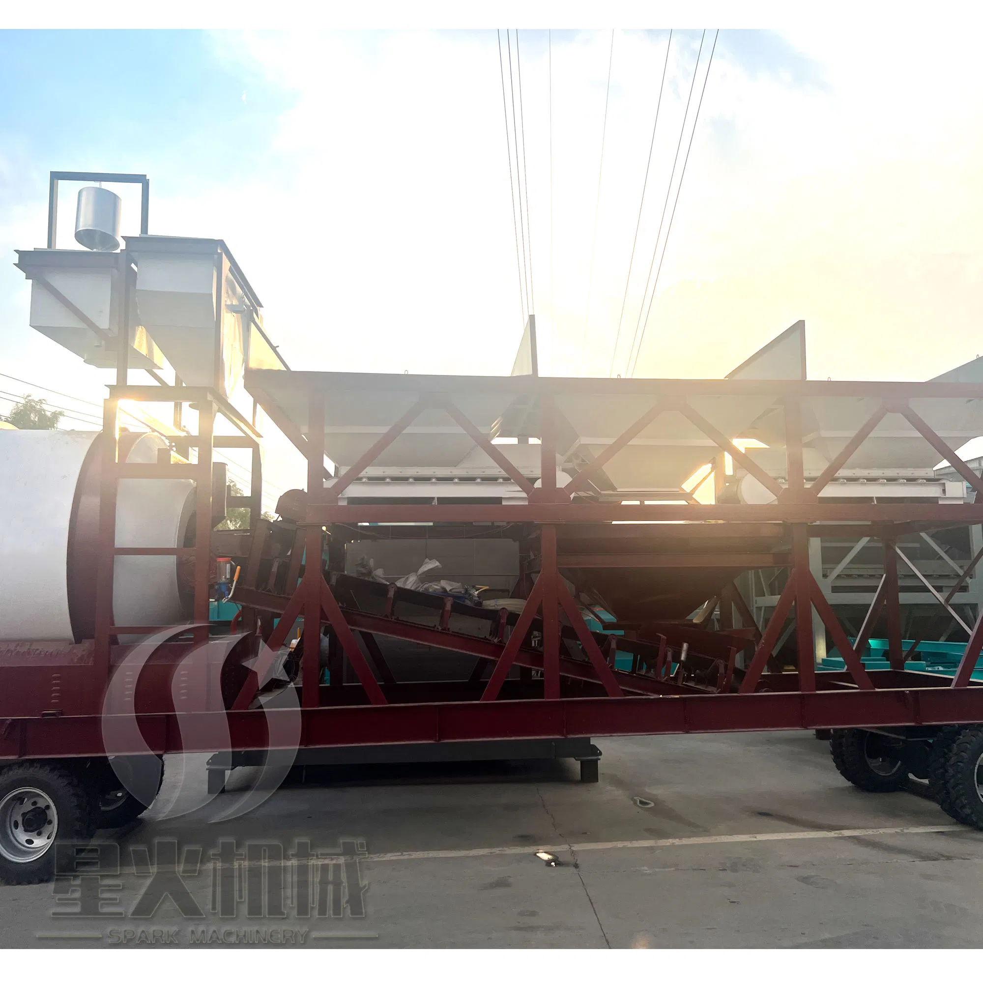 Mini Mixing Automated Precast 35m3/H Portable Ready Mobile Concrete Batching Plant