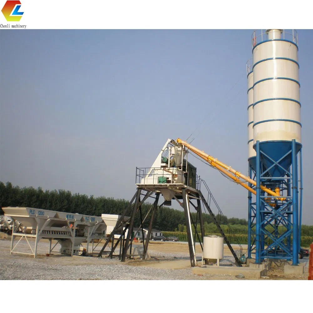 High Capacity Concrete Batching Mixing Plant Stationary Concrete Batching Station