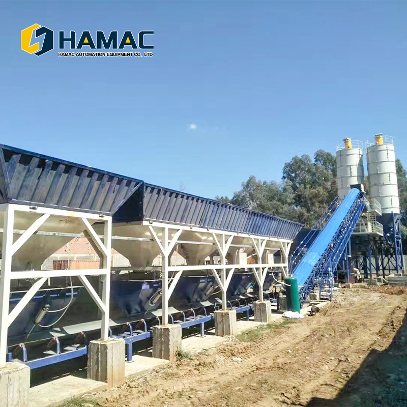 Fixed Concrete Plant New Price Drawing Stationary Ready Mixed Concrete Batching Mixing Plant for Sale