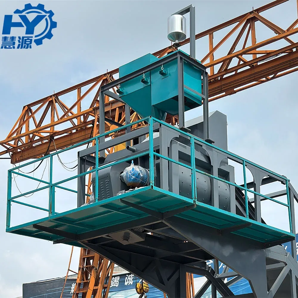 High-Capacity Mobile Concrete Batching Plant Portable Mixing Station for Road Construction