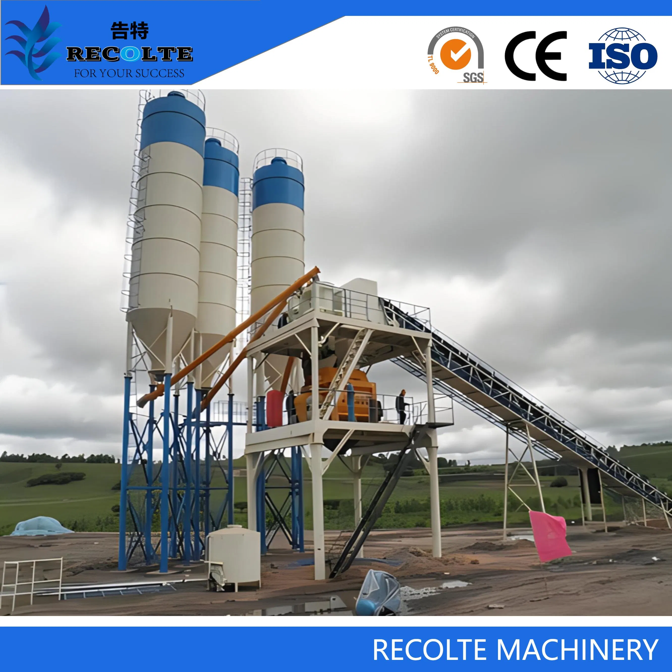High-Capacity/Hzs 100 M3/H Unlock Efficiency with Our Range of Concrete Mixing Plant Concrete Batching Plant