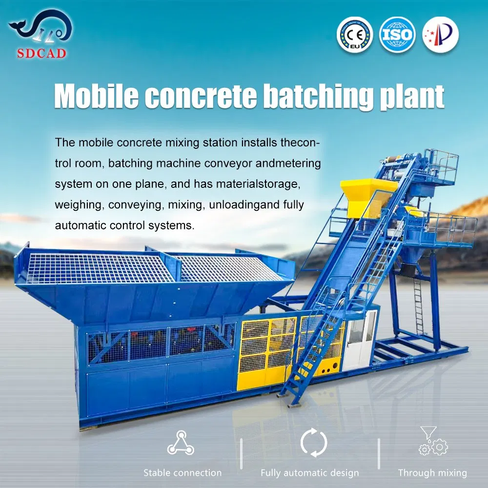 Wet Mix Concrete Batching Plant with Planetary Mixer