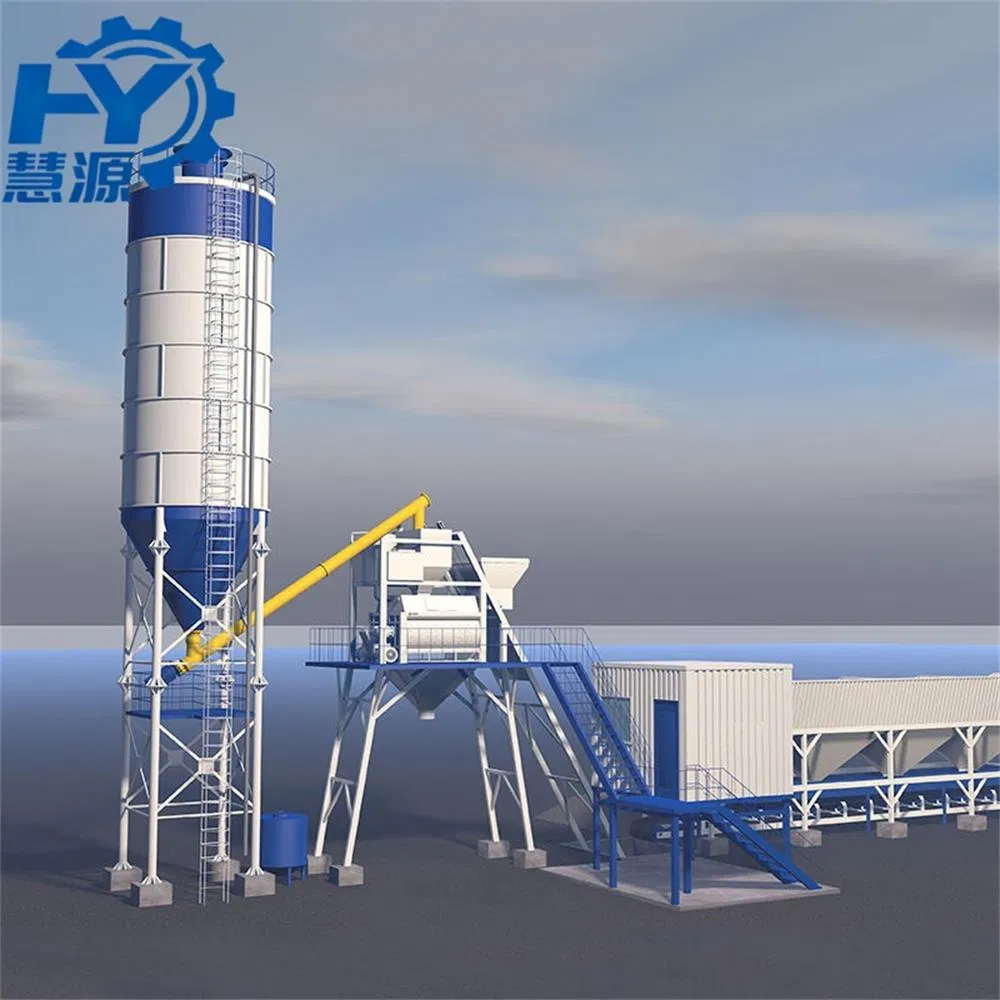 Hzs25 Concrete Batching Plant Concrete Mixing Plant Cement Ready Dry Mortar Mix Concrete Plant for Sale