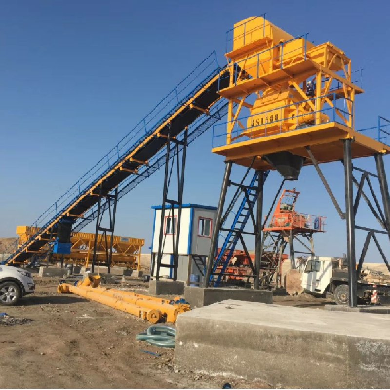 China Factory Good Quality Stationary Mixing Batching Dry Mix Concrete Batch Plant