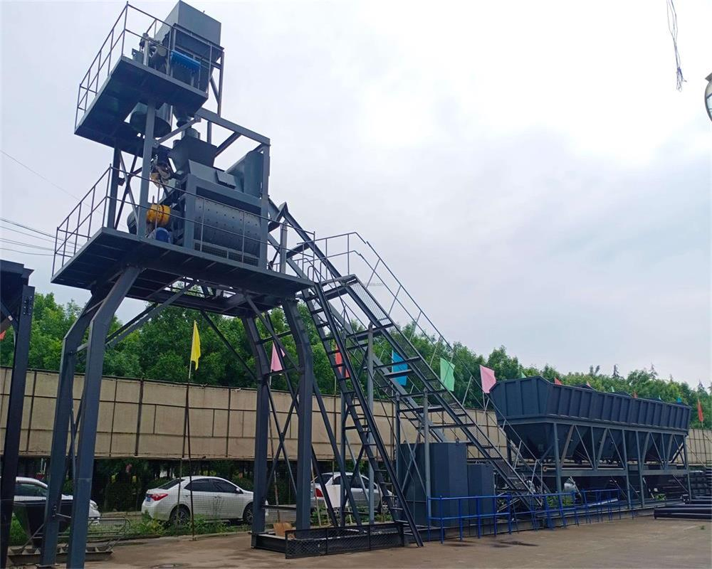 Hzs Fixed Concrete Mixing Plant Has a Strong Continuous Operation Capacity and Shortens The Construction Period