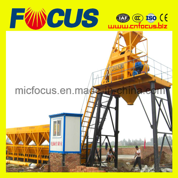 Famous Brand Hzs75 Modular Precast Quick Concrete Batching Plant