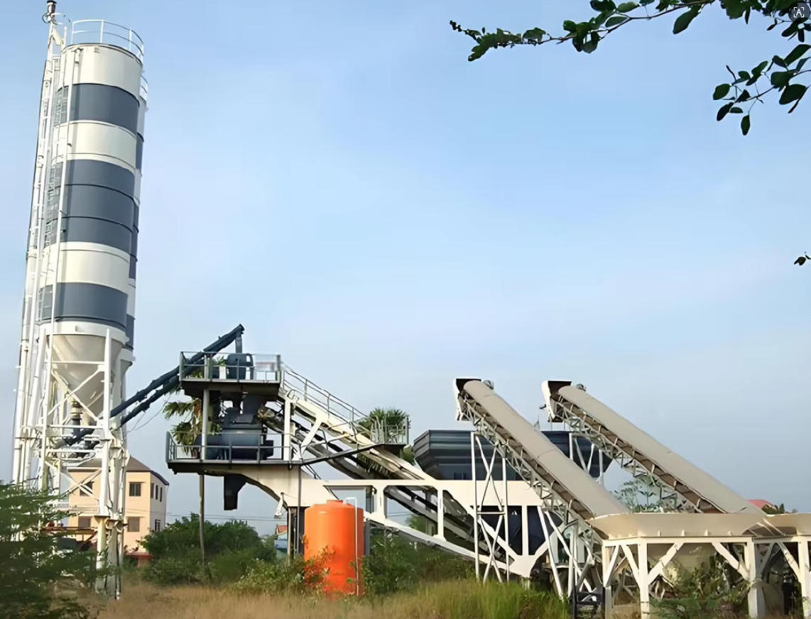 Chenli Mobile Concrete Plant Modular Flexible Concrete Batching Mixing Plant