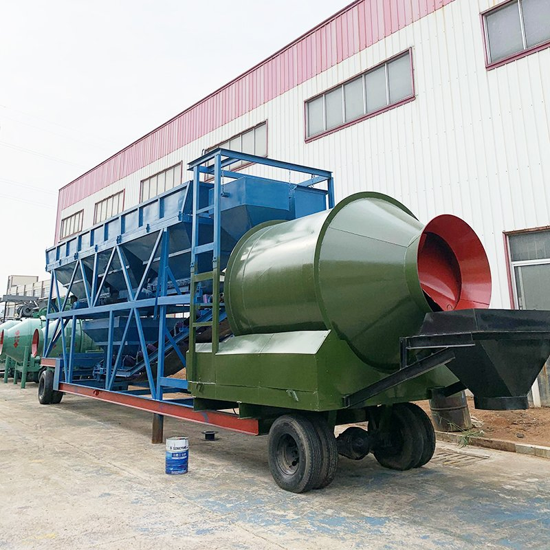 China Precast Concrete Machine Manufacturer Yhs90 Mobile Concrete Mixing Batching Plant