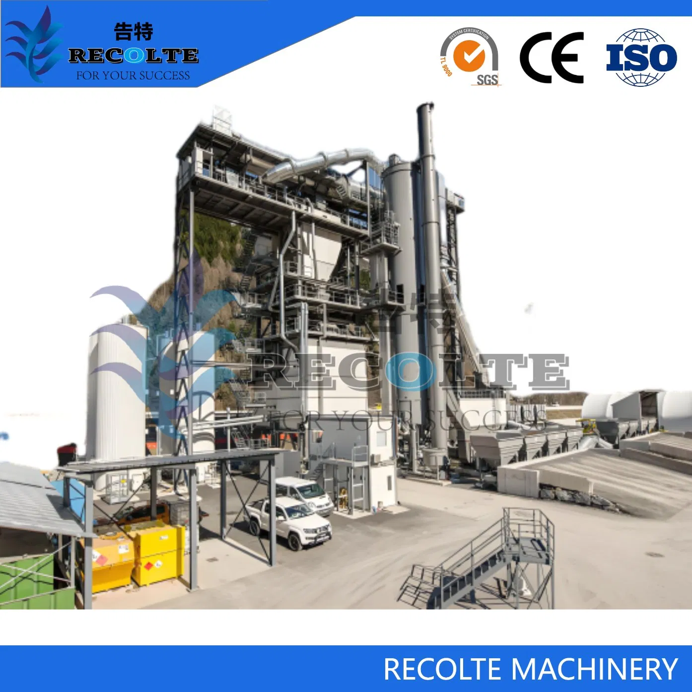 160t /Asphalt Mixing Plant / Asphalt Batching Plant /Automated Feeding for Smooth Flow