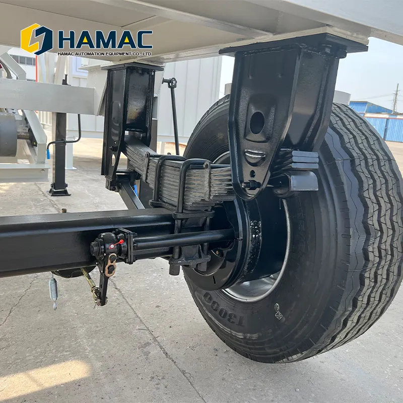 Hamac Hzm35 Customized Twin Shaft Mixer Mobile Dry Concrete Batching Plant