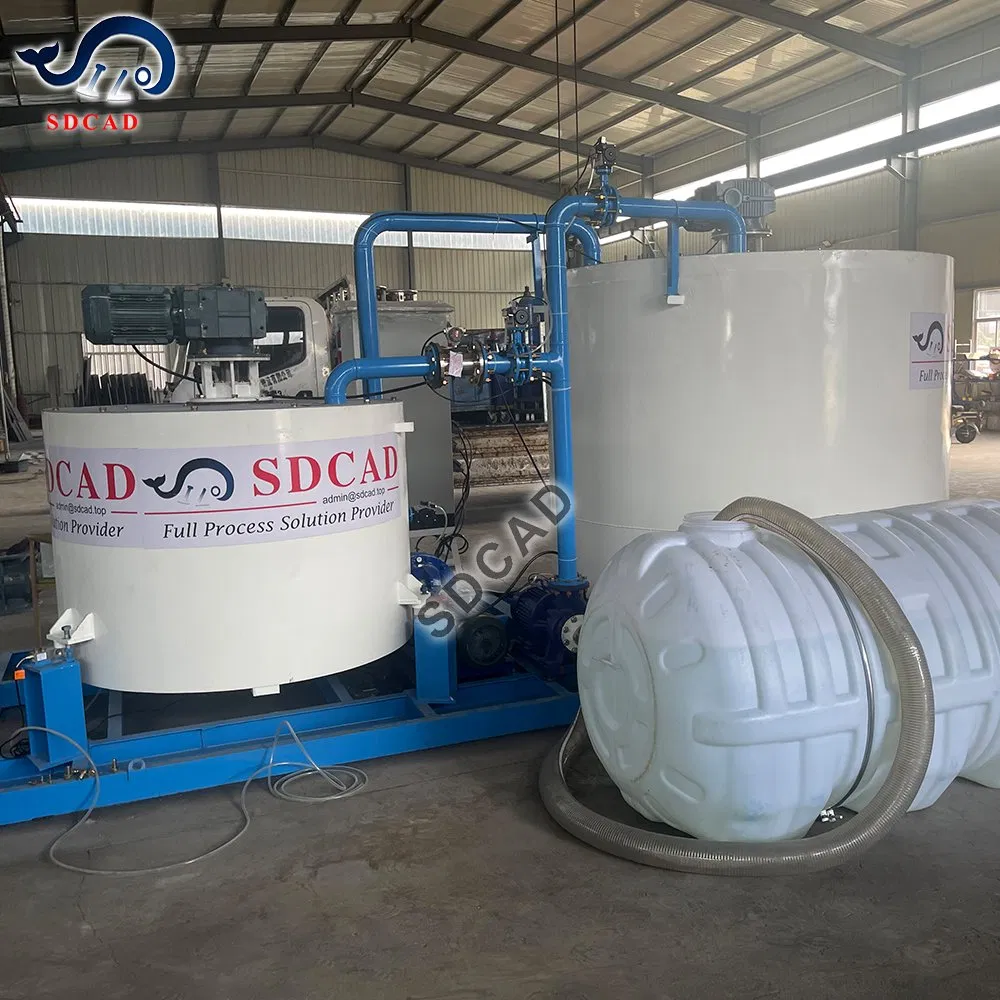 Full Automatic Jet Grouting Equipment Cement Additive Grout Batching Mixing Plant Station with Pump and Silo