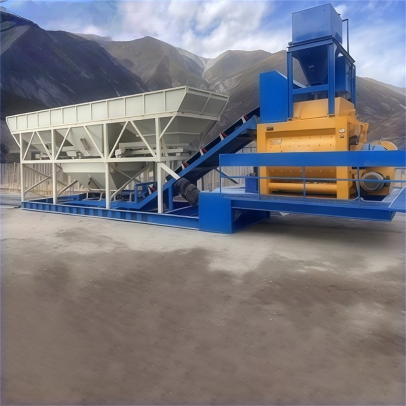 Yhzs90 Mobile Concrete Mixing Plant Has a Reasonable Price High Production Efficiency and Strong Continuous Operation Capacity