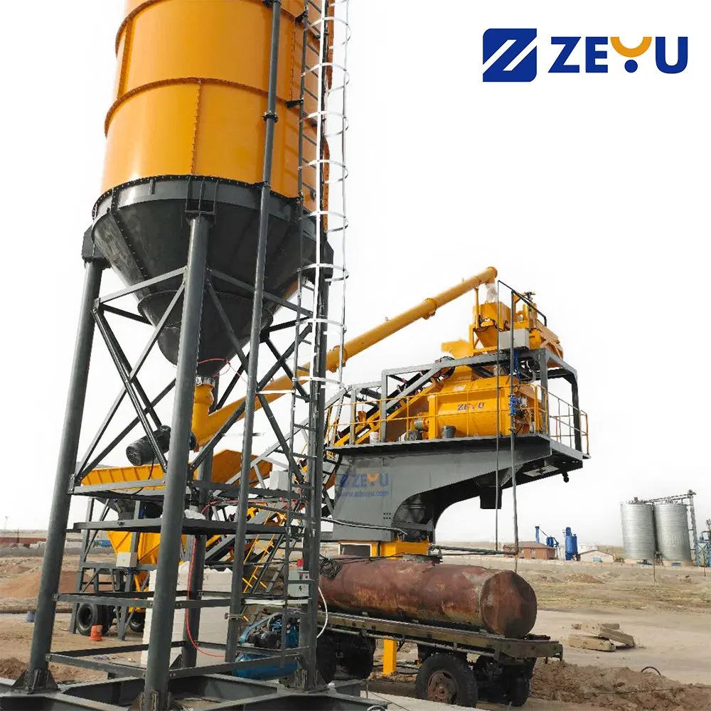 Modular Yhzs90 Concrete Batching Plant, Integrated Design for Various Terrains