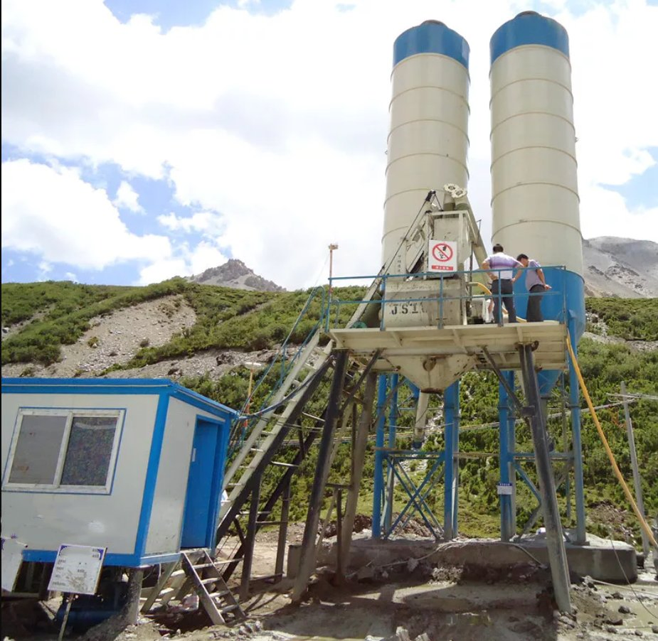 Precast Dry Portable Mini Mix Concrete Batching Plant Factory Price Hzs35 35m3/H Stationary Automatic Concrete Plant