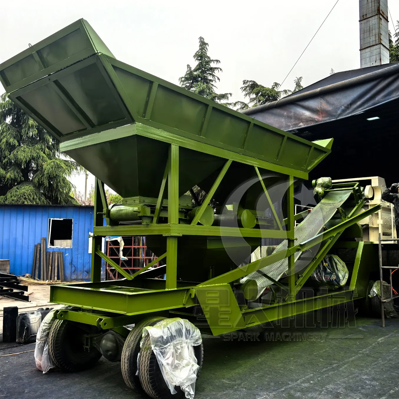 Versatile Concrete Batching Plant 25/35/50 M3/H for Ready-Mix and Precast Concrete Work
