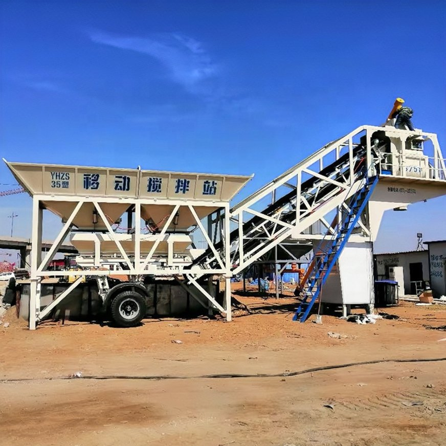 Standard Concrete Batching Plant Continuous Mixing Plants