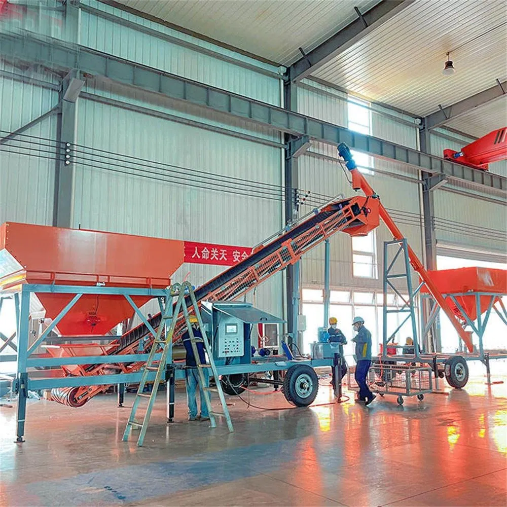 Concrete Mixer Manufacture for Sale Small Wet Mix Portable Mini Mobile Concrete Batching Plant Price