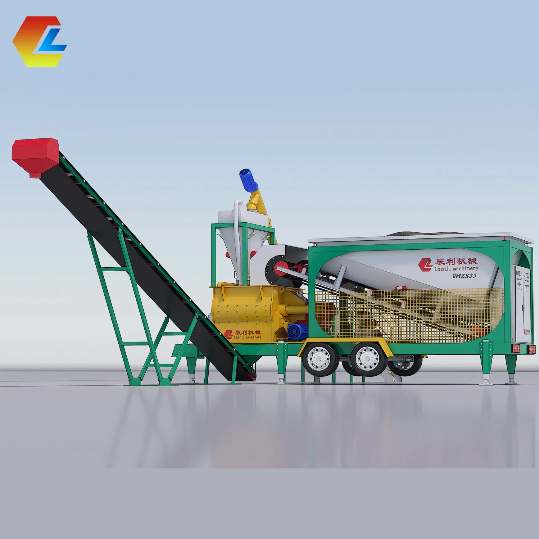 Eco-Friendly Concrete Batching Mixing Plant for Sustainable Manufacturing