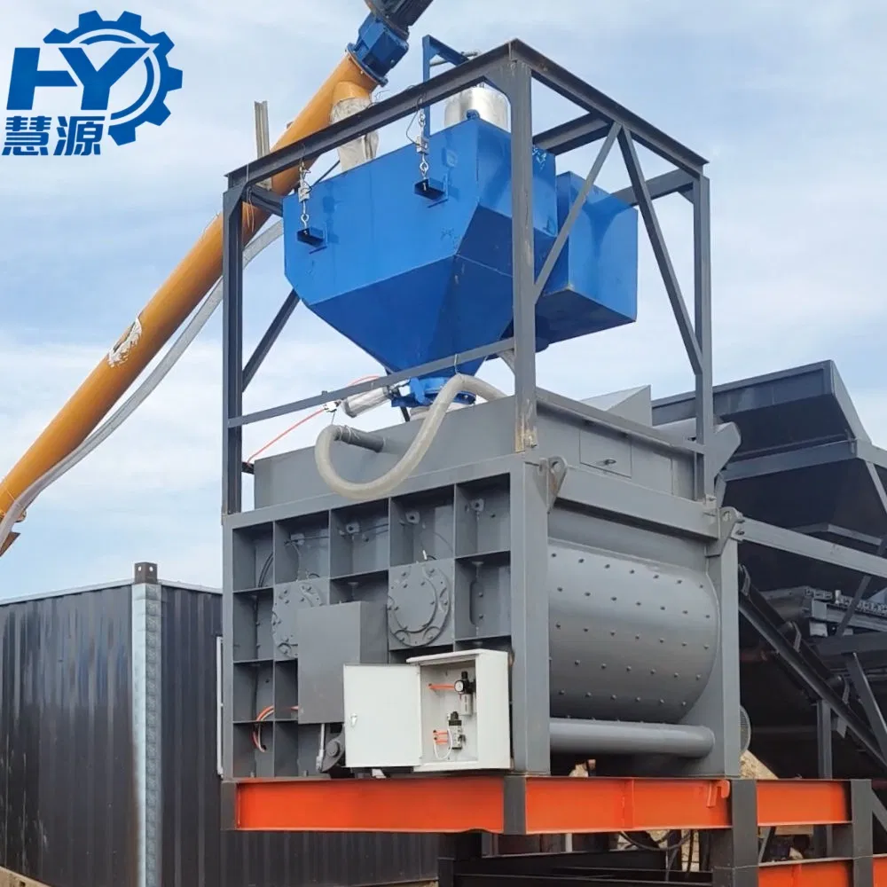 High-Capacity Mobile Concrete Batching Plant Portable Mixing Station for Road Construction