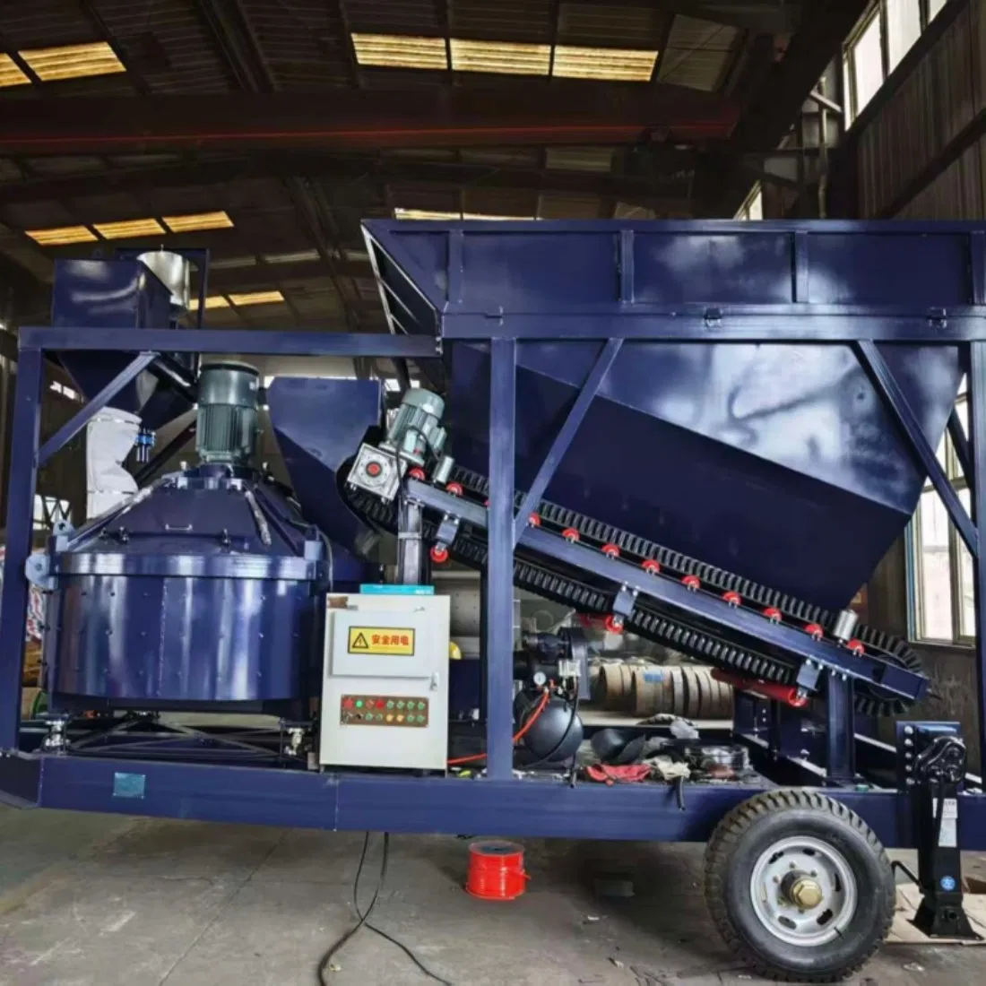 Quik Install Compact Concrete Batching Plant Mobile Wet Mix Concrete Mixer Batching Plant Cement