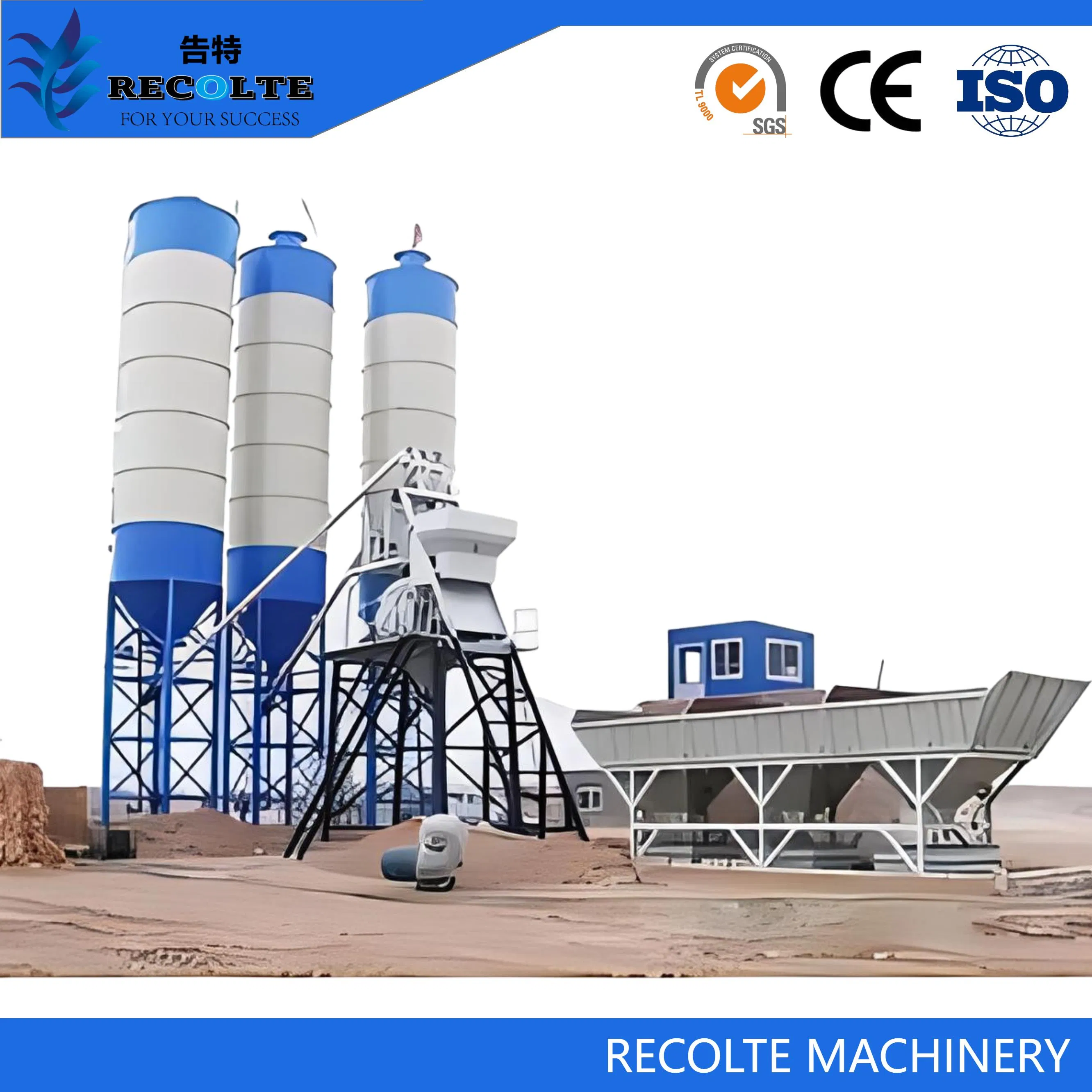High-Capacity/Hzs 100 M3/H Experience Superior Performance with Our Concrete Mixing Plant Concrete Batching Plant