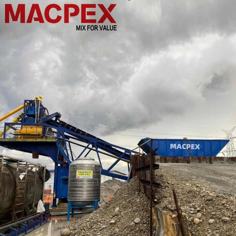 Small Concrete Mixing Plant with Twin Shaft Mixer with Sicoma Teka Bhs Mixer