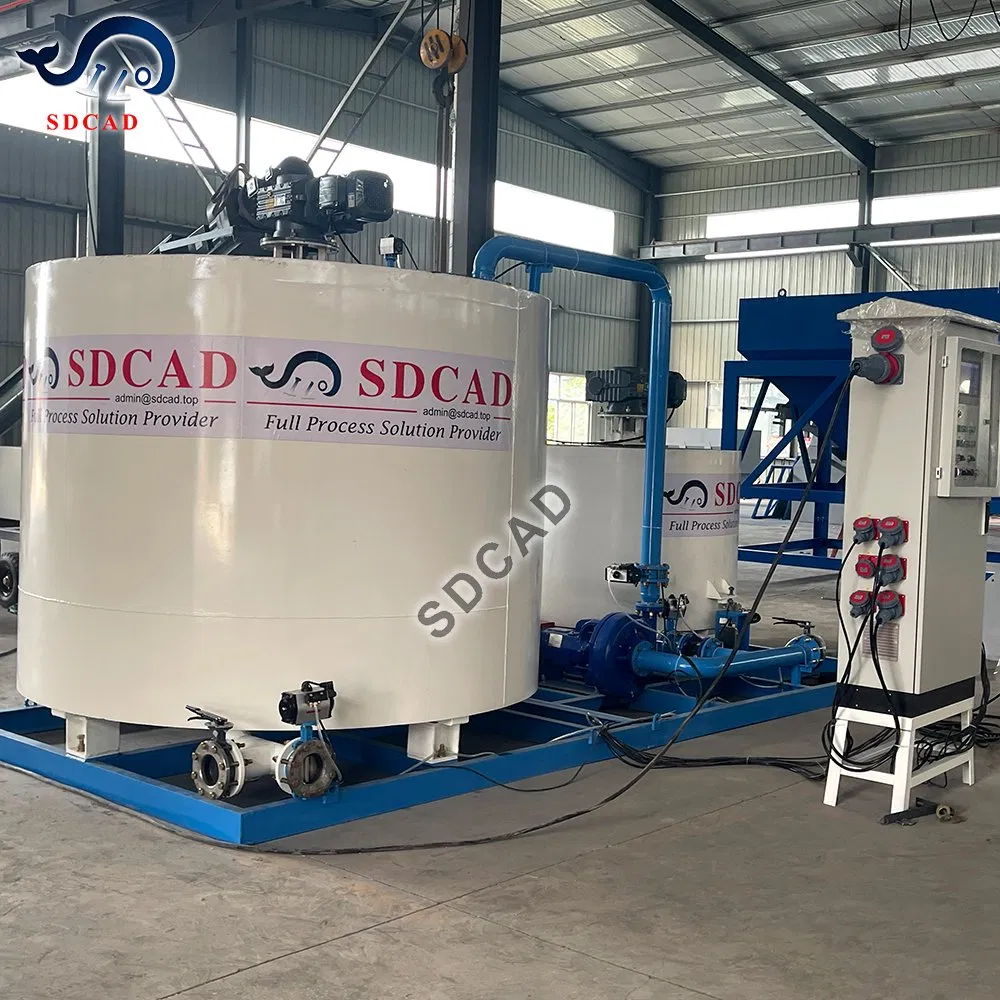 Full Automatic Jet Grouting Equipment Cement Additive Grout Batching Mixing Plant Station with Pump and Silo