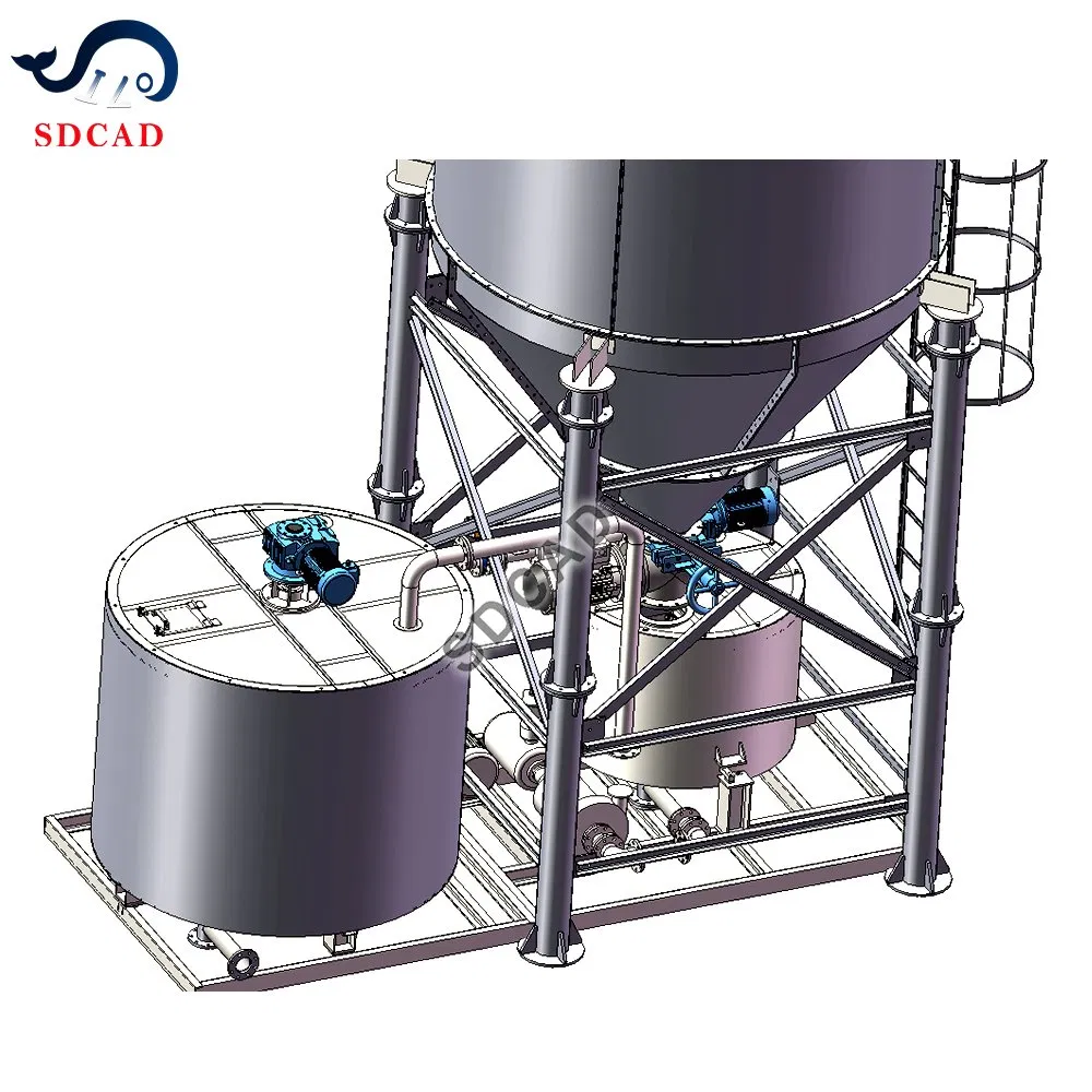 Fully Automatic 10-50m3/H Grout Mixing Plant with Container Silo as 20gp