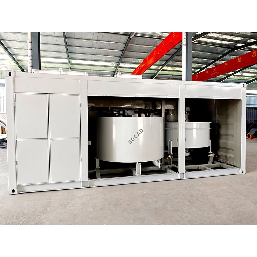 Fully Automatic 10-50m3/H Grout Mixing Plant with Container Silo as 20gp