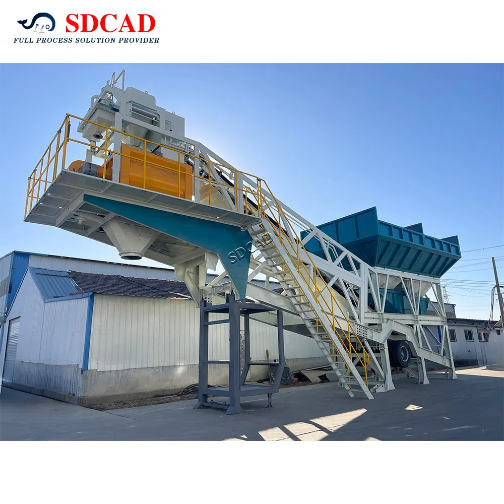 25-100m3/H Modular Concrete Mixing Plant Mobile Concrete Batching Plant for Efficient Solution