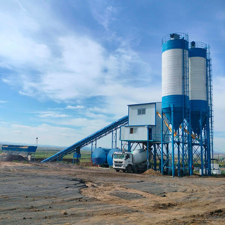 Brand New Hzs25 Hzs60 Concrete Batching Plant High Efficient of Compact Stationary