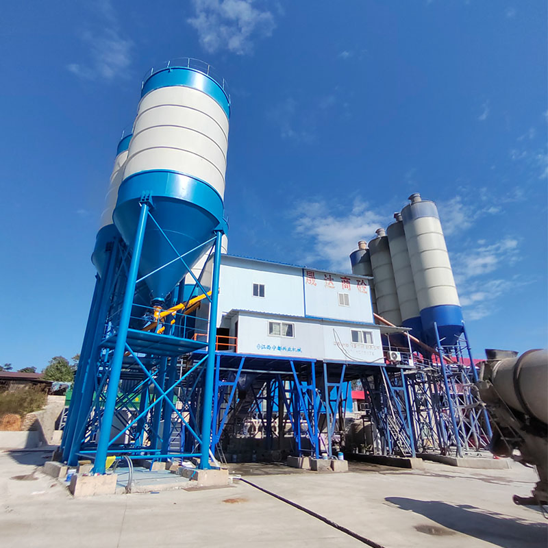 Cement Mixer Aggregate Concrete Batching Plants Hzs120 High Concrete Mixing Plant