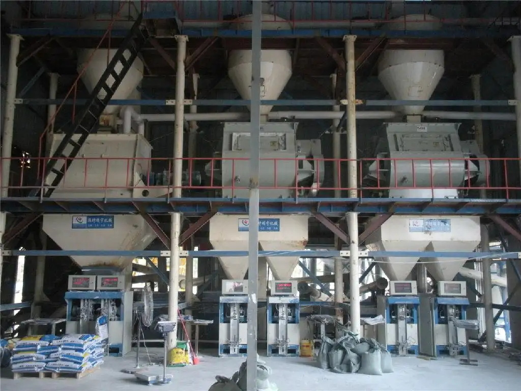 China Dry Powder Cement Sand Fly Ash Stone Powder Mortar Batching Plant