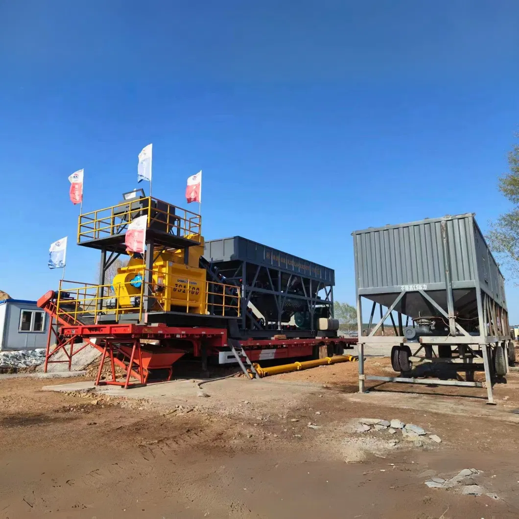 Portable Silo Mobile Concrete Plant