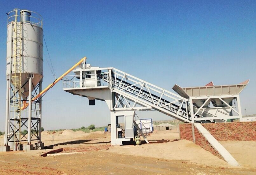 25m³/H 35m³/H 50m³/H Small Scale Manufacturing Plants for Sale Concrete Batching and Mixing Plant