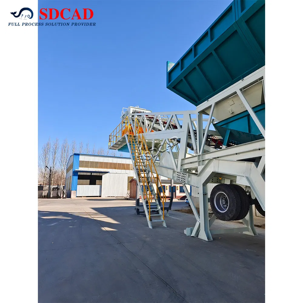 Jumbo Big Bag Bolted Cement Silo System with Integrated Mobile Concrete Plant